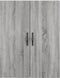 vidaXL - Wandkast - 69,5x34x90 - cm - bewerkt - hout - grijs - sonoma - eikenkleurig