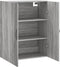 vidaXL - Wandkast - 69,5x34x90 - cm - bewerkt - hout - grijs - sonoma - eikenkleurig