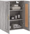 vidaXL - Wandkast - 69,5x34x90 - cm - bewerkt - hout - grijs - sonoma - eikenkleurig
