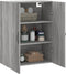 vidaXL - Wandkast - 69,5x34x90 - cm - bewerkt - hout - grijs - sonoma - eikenkleurig