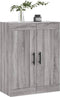 vidaXL - Wandkast - 69,5x34x90 - cm - bewerkt - hout - grijs - sonoma - eikenkleurig