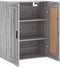 vidaXL - Wandkast - 69,5x34x90 - cm - bewerkt - hout - grijs - sonoma - eikenkleurig