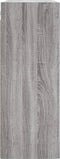 vidaXL - Wandkast - 69,5x34x90 - cm - bewerkt - hout - grijs - sonoma - eikenkleurig