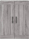 vidaXL - Wandkast - 69,5x34x90 - cm - bewerkt - hout - grijs - sonoma - eikenkleurig