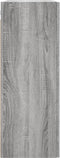 vidaXL - Wandkast - 69,5x34x90 - cm - bewerkt - hout - grijs - sonoma - eikenkleurig