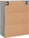 vidaXL - Wandkast - 69,5x34x90 - cm - bewerkt - hout - grijs - sonoma - eikenkleurig
