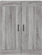 vidaXL - Wandkast - 69,5x34x90 - cm - bewerkt - hout - grijs - sonoma - eikenkleurig