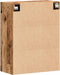 vidaXL - Wandkast - 69,5x34x90 - cm - bewerkt - hout - oud - houtkleurig