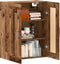 vidaXL - Wandkast - 69,5x34x90 - cm - bewerkt - hout - oud - houtkleurig