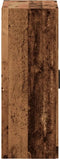 vidaXL - Wandkast - 69,5x34x90 - cm - bewerkt - hout - oud - houtkleurig