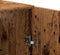 vidaXL - Wandkast - 69,5x34x90 - cm - bewerkt - hout - oud - houtkleurig