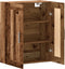 vidaXL - Wandkast - 69,5x34x90 - cm - bewerkt - hout - oud - houtkleurig