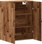 vidaXL - Wandkast - 69,5x34x90 - cm - bewerkt - hout - oud - houtkleurig