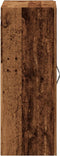 vidaXL - Wandkast - 69,5x34x90 - cm - bewerkt - hout - oud - houtkleurig