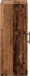 vidaXL - Wandkast - 69,5x34x90 - cm - bewerkt - hout - oud - houtkleurig