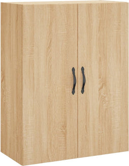 vidaXL - Wandkast - 69,5x34x90 - cm - bewerkt - hout - sonoma - eikenkleurig
