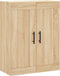 vidaXL - Wandkast - 69,5x34x90 - cm - bewerkt - hout - sonoma - eikenkleurig