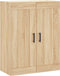 vidaXL - Wandkast - 69,5x34x90 - cm - bewerkt - hout - sonoma - eikenkleurig