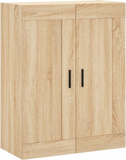 vidaXL - Wandkast - 69,5x34x90 - cm - bewerkt - hout - sonoma - eikenkleurig