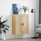 vidaXL - Wandkast - 69,5x34x90 - cm - bewerkt - hout - sonoma - eikenkleurig