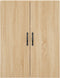 vidaXL - Wandkast - 69,5x34x90 - cm - bewerkt - hout - sonoma - eikenkleurig