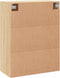 vidaXL - Wandkast - 69,5x34x90 - cm - bewerkt - hout - sonoma - eikenkleurig