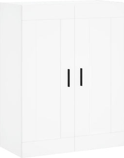 vidaXL - Wandkast - 69,5x34x90 - cm - bewerkt - hout - wit