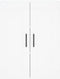 vidaXL - Wandkast - 69,5x34x90 - cm - bewerkt - hout - wit