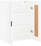 vidaXL - Wandkast - 69,5x34x90 - cm - bewerkt - hout - wit