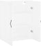 vidaXL - Wandkast - 69,5x34x90 - cm - bewerkt - hout - wit