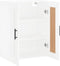 vidaXL - Wandkast - 69,5x34x90 - cm - bewerkt - hout - wit