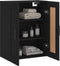 vidaXL - Wandkast - 69,5x34x90 - cm - bewerkt - hout - zwart