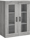 vidaXL - Wandkast - 69,5x34x90 - cm - grijs - sonoma - eikenkleurig