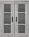 vidaXL - Wandkast - 69,5x34x90 - cm - grijs - sonoma - eikenkleurig