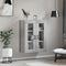 vidaXL - Wandkast - 69,5x34x90 - cm - grijs - sonoma - eikenkleurig