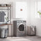 vidaXL - Wandkast - 69,5x34x90 - cm - hoogglans - wit