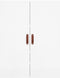 vidaXL - Wandkast - 69,5x34x90 - cm - hoogglans - wit