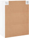 vidaXL - Wandkast - 69,5x34x90 - cm - hoogglans - wit