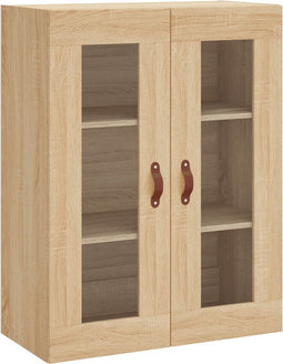 vidaXL - Wandkast - 69,5x34x90 - cm - sonoma - eikenkleurig