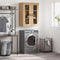 vidaXL - Wandkast - 69,5x34x90 - cm - sonoma - eikenkleurig