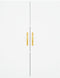 vidaXL - Wandkast - 69,5x34x90 - cm - wit