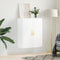 vidaXL - Wandkast - 69,5x34x90 - cm - wit