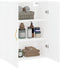 vidaXL - Wandkast - 69,5x34x90 - cm - wit
