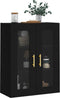vidaXL - Wandkast - 69,5x34x90 - cm - zwart