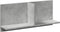 vidaXL - Wandkast - 70x16,5x30 - cm - bewerkt - hout - betongrijs