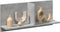 vidaXL - Wandkast - 70x16,5x30 - cm - bewerkt - hout - betongrijs