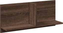 vidaXL - Wandkast - 70x16,5x30 - cm - bewerkt - hout - bruin - eikenkleur