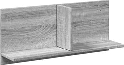 vidaXL - Wandkast - 70x16,5x30 - cm - bewerkt - hout - grijs - sonoma - eiken