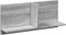 vidaXL - Wandkast - 70x16,5x30 - cm - bewerkt - hout - grijs - sonoma - eiken