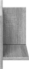 vidaXL - Wandkast - 70x16,5x30 - cm - bewerkt - hout - grijs - sonoma - eiken